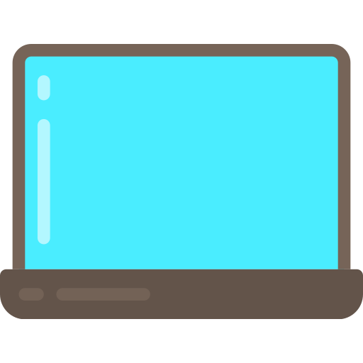 Hipster, laptop, macbook, on trend icon